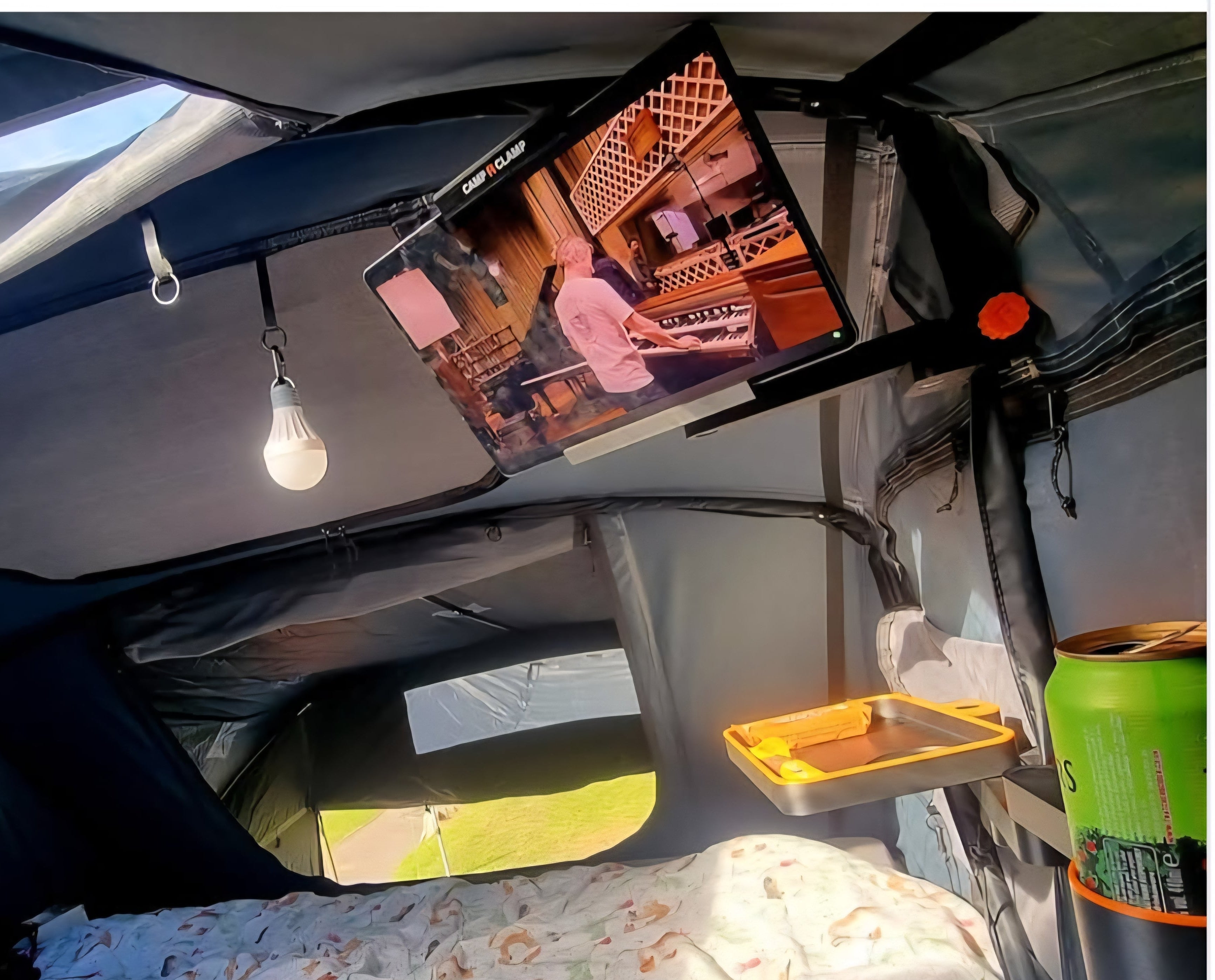 Camp A Dock & Clamp Bundle – All-in-One Rooftop Tent Media Setup